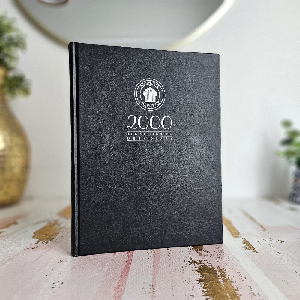 NEW Rolls-Royce Owners’ Club 2000 Millennium Desk Diary – Vintage Collectible